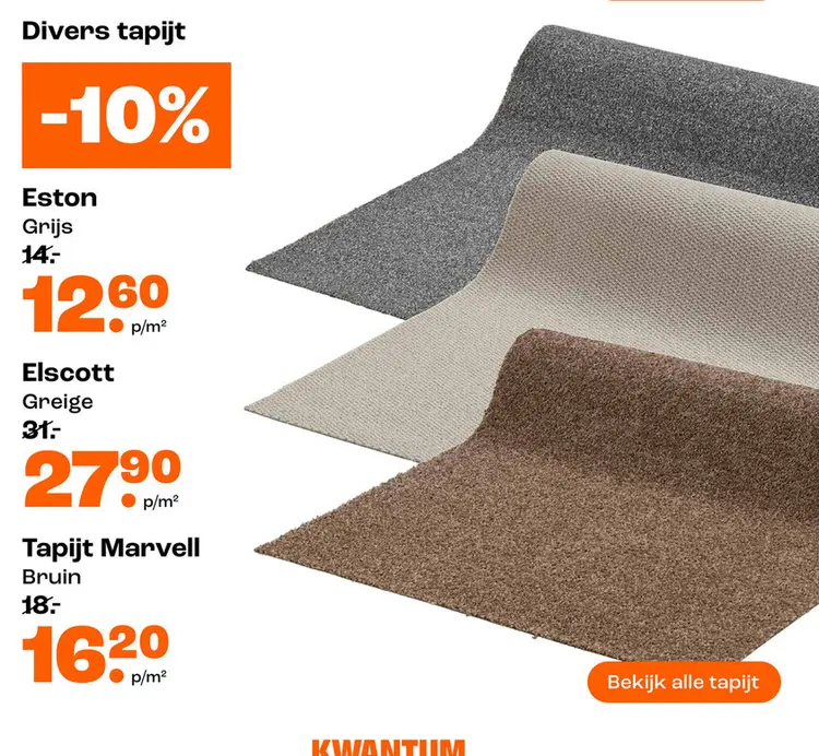 Promotie: Divers tapijt