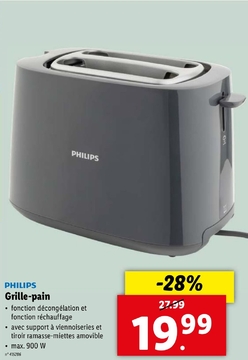 Offre: PHILIPS Grille - pain