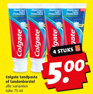 Aanbieding: Colgate tandpasta of tandenborstel