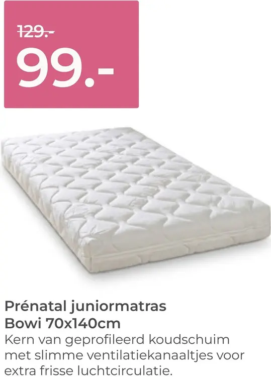Aanbieding: Juniormatras Bowi