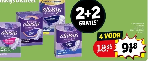 Promotie: Always Discreet