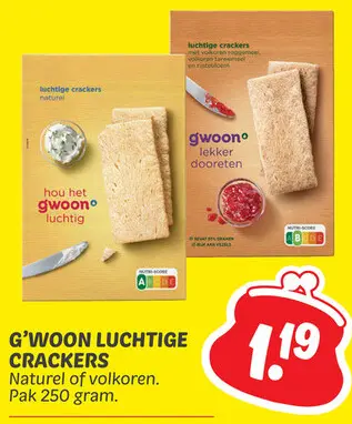 Aanbieding: Luchtige crackers