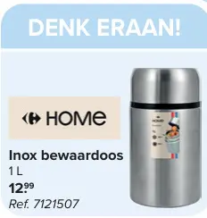 Promotie: Inox bewaardoos