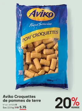 Offre: Aviko Croquettes de pommes de terre