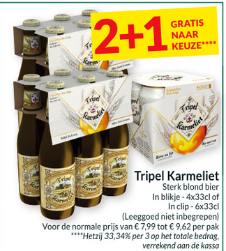 Aanbieding: Tripel Karmeliet