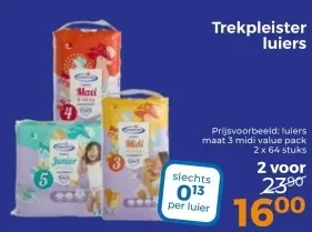 Aanbieding: Trekpleister luiers