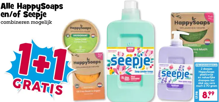 Aanbieding: Shampoo bar en vloeibare zeep