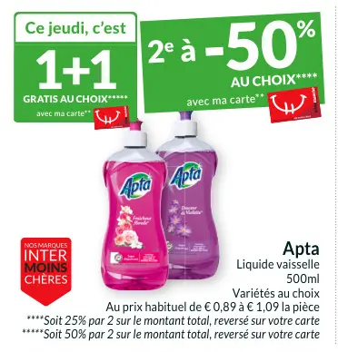 Offre: Liquide vaisselle