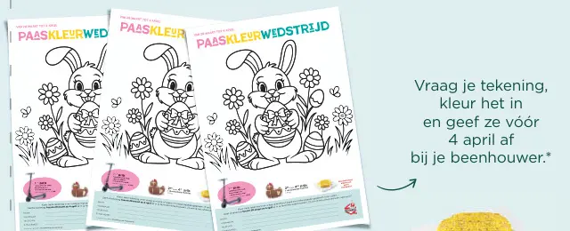 Promotie: Paaskleurwedstrijd