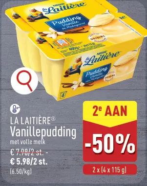 Promotie: LA LAITIÈRE® Vanillepudding