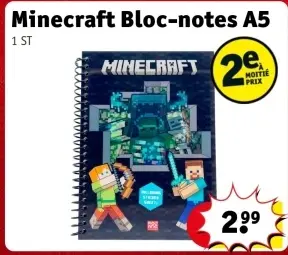 Offre: Minecraft Bloc-notes A5