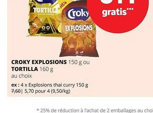 Promotie: Explosions ou Tortilla