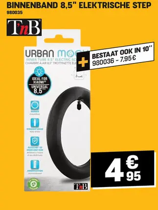 Promotie: Binnenband 8,5" elektrische step