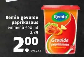 Aanbieding: gevulde paprikasaus
