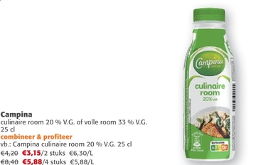 Aanbieding: Campina culinaire room