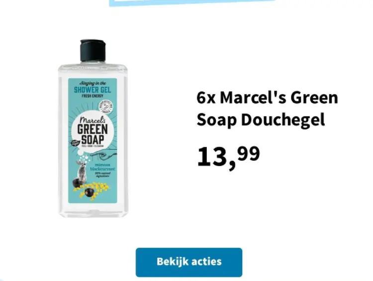 Aanbieding: Marcel's Green Soap Douchegel