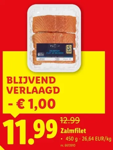 Promotie: Zalmfilet