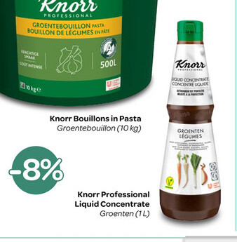 Aanbieding: Knorr Bouillons in Pasta Groentebouillon -8%