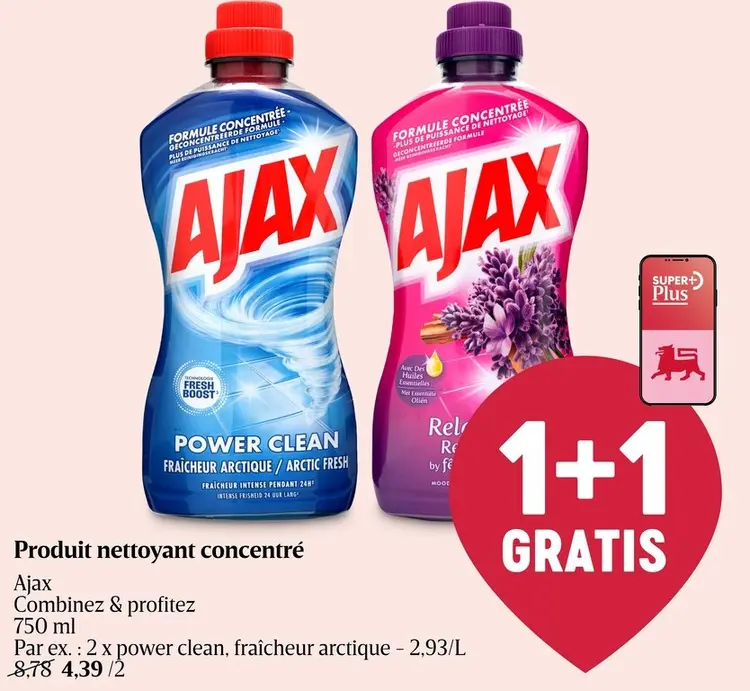 Offre: Produit nettoyant concentré