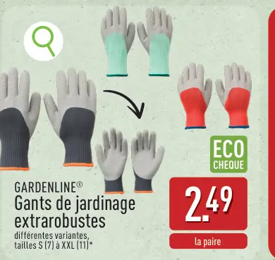 Offre: Gants de jardinage extrarobustes