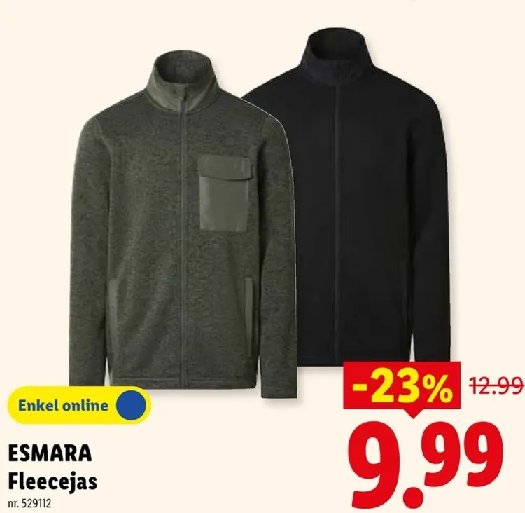 Promotie: Fleecejas