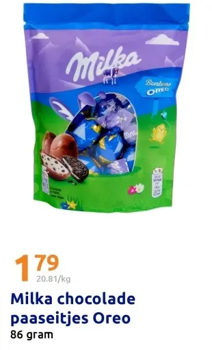 Promotie: Milka chocolade paaseitjes Oreo
