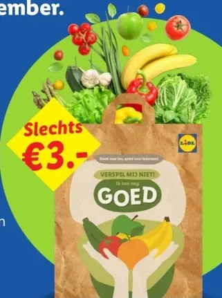 Aanbieding: Lidl Verspil mij niet-tas