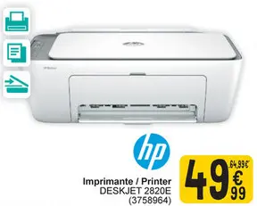Offre: Imprimante / Printer DESKJET 2820E