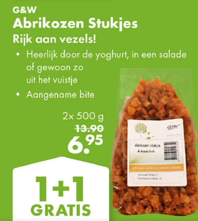 Aanbieding: Abrikozen Stukjes