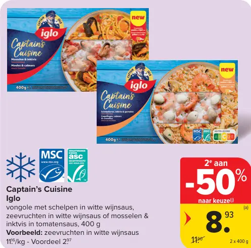 Promotie: Captain's Cuisine