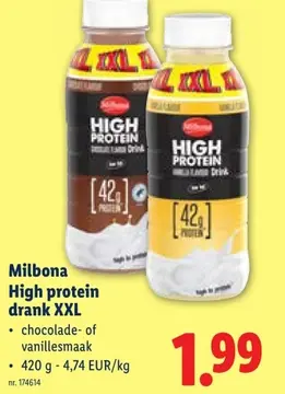Aanbieding: High protein drank XXL