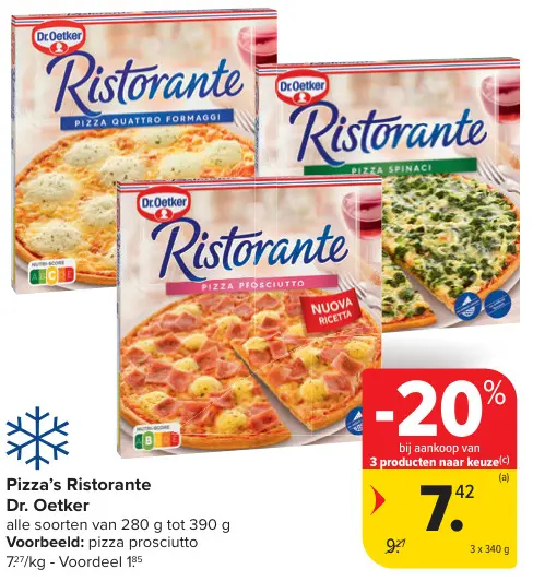 Promotie: Pizza's Ristorante