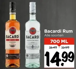 Aanbieding: Bacardi Rum