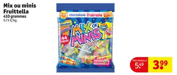 Offre: Mix ou minis Fruittella