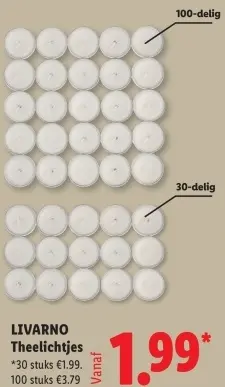 Aanbieding: Theelichtjes