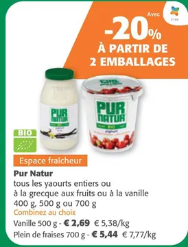 Offre: Pur Natur