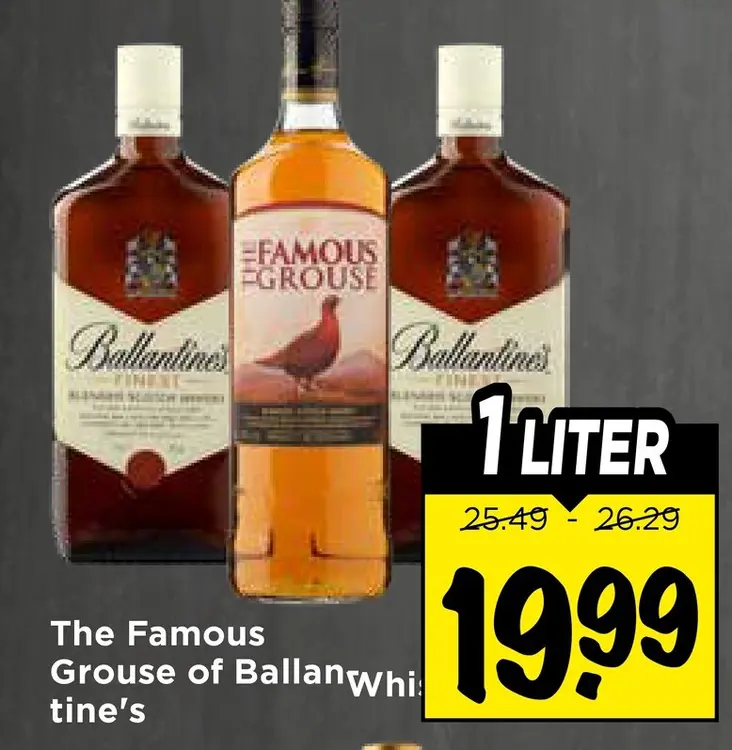 Aanbieding: The Famous Grouse of Ballantine's