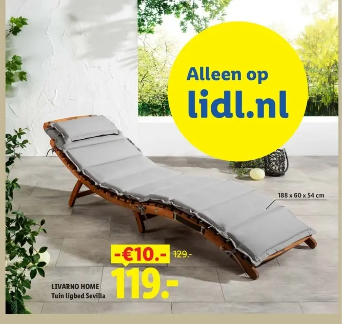 Aanbieding: Tuin ligbed Sevilla