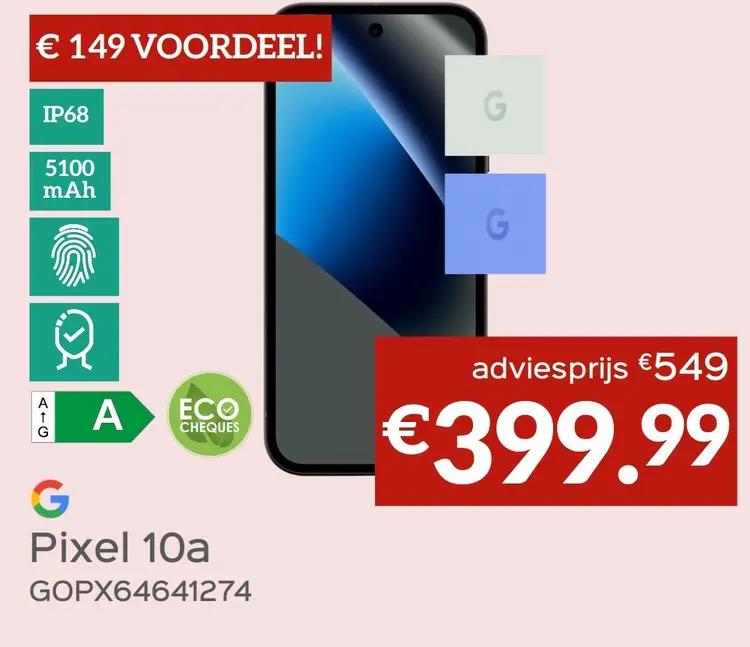 Promotie: Pixel 10a