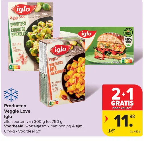 Promotie: Veggie Love Iglo