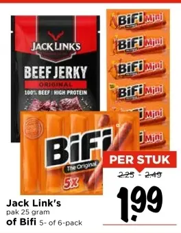 Aanbieding: Jack Link's of Bifi