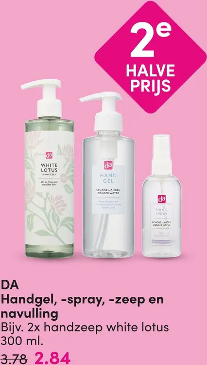 Aanbieding: Handgel, -spray, -zeep en navulling