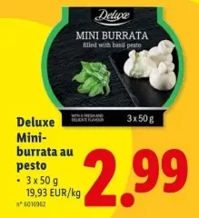 Offre: Mini-burrata au pesto