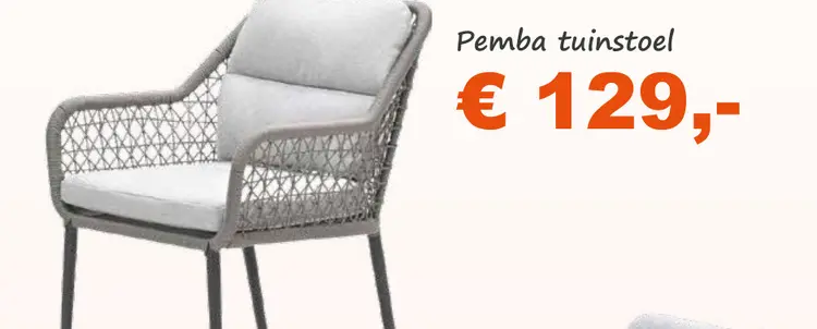 Aanbieding: Pemba tuinstoel