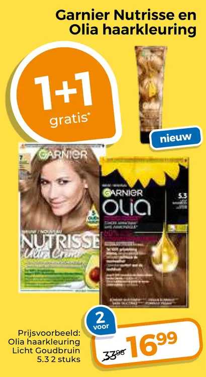 Aanbieding: Nutrisse en Olia haarkleuring