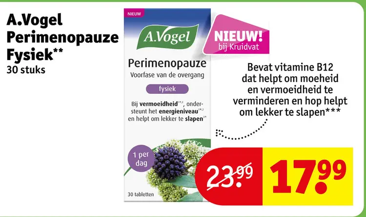 Aanbieding: A.Vogel Perimenopauze Fysiek