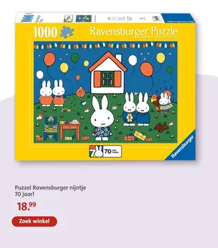 Aanbieding: Puzzel Ravensburger nijntje