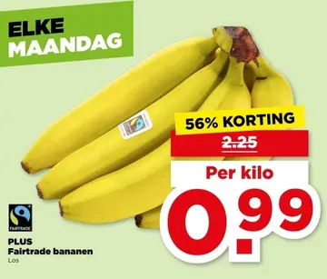 Aanbieding: Fairtrade bananen