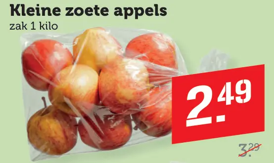 Aanbieding: Kleine zoete appels