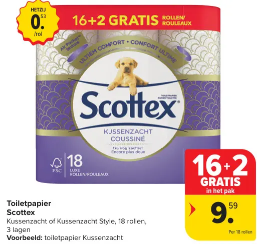 Promotie: Toiletpapier